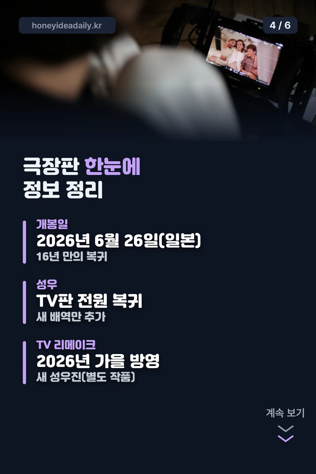 극장판 정보 한눈에