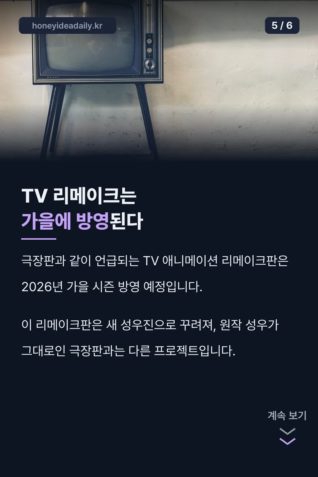 TV 리메이크판 구분